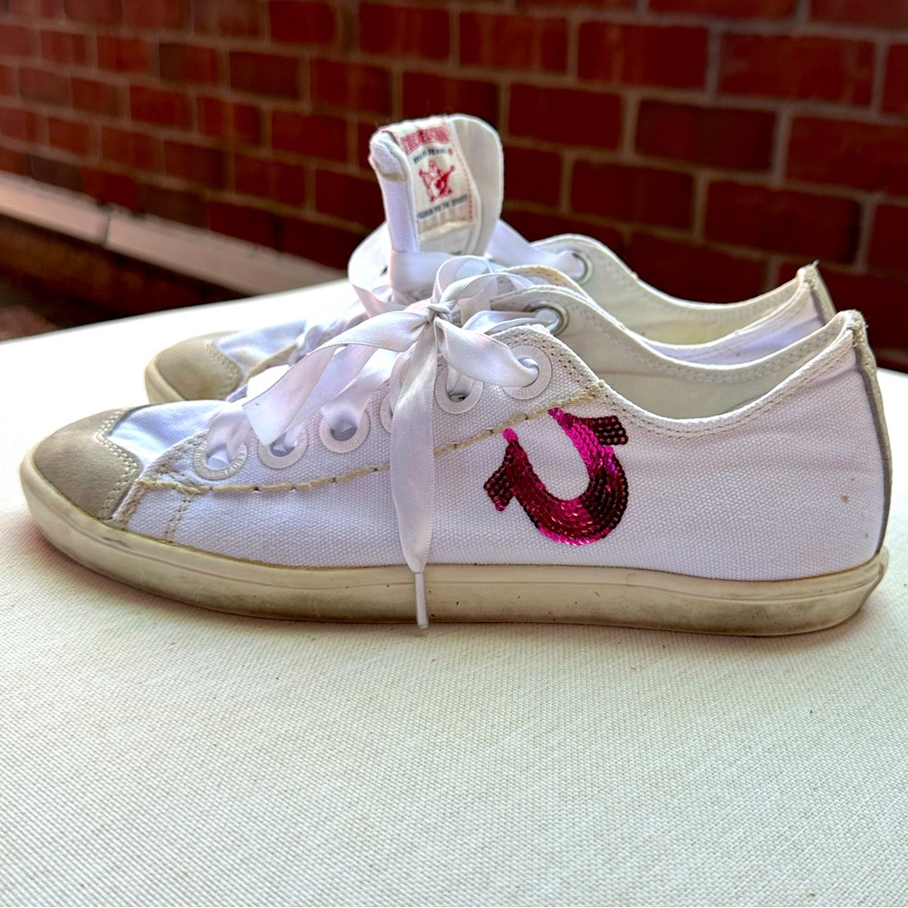 True religion canvas sneakers